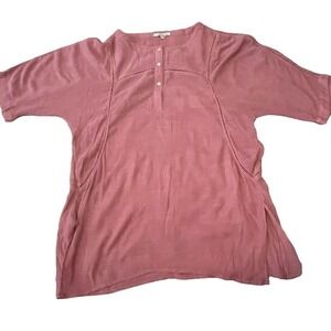 John Mark Tunic Size Small Dusty Rose Mauve Top Blouse EUC